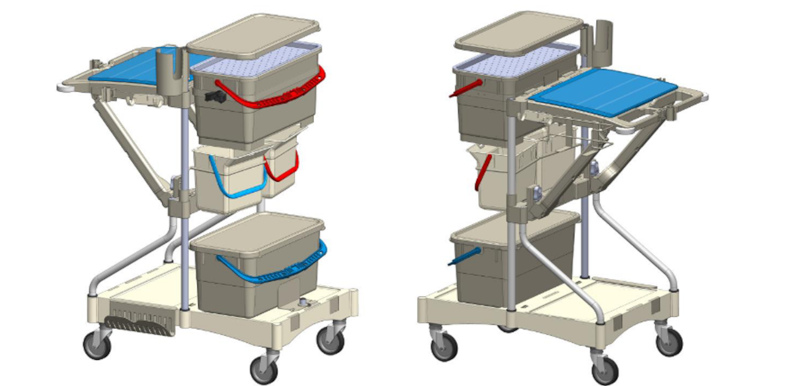 CHARIOT BRIX HYGIENE PT01 - assembl